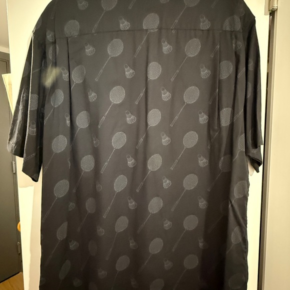 JW Anderson x Uniqlo Badminton Black Patterned Shirt and shorts set SIZE M -both - Picture 5 of 12